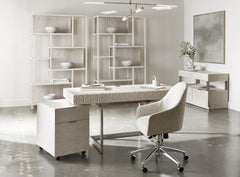 Solaria Weathered Bone File Credenza - Ornate Home