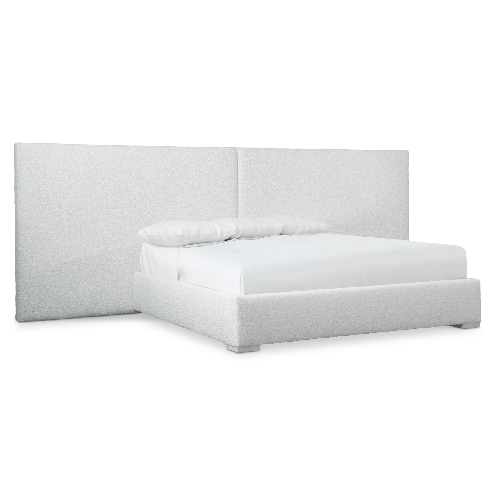 Solaria Weathered Bone King Panel Bed - Ornate Home