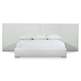 Solaria Weathered Bone King Panel Bed - Ornate Home