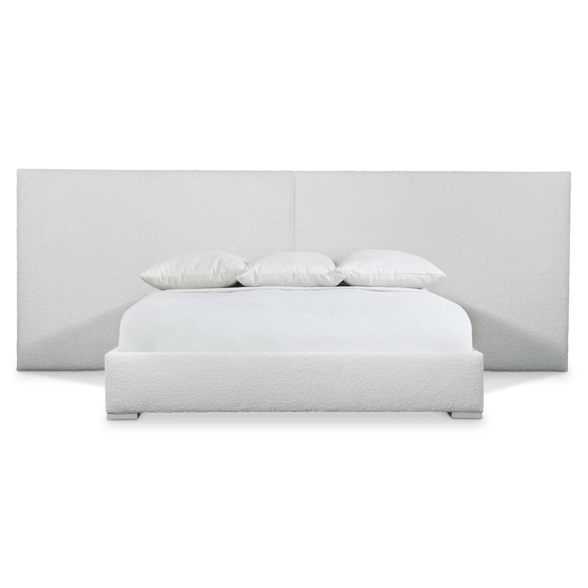 Solaria Weathered Bone King Panel Bed - Ornate Home