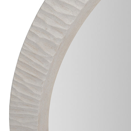 Solaria Weathered Bone Mirror - Ornate Home