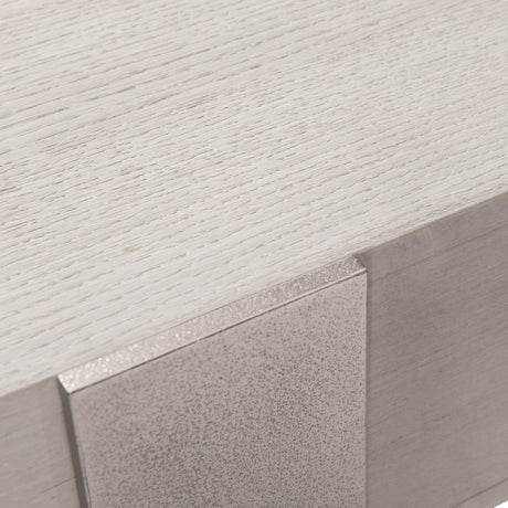 Solaria Weathered Bone Nightstand - Ornate Home