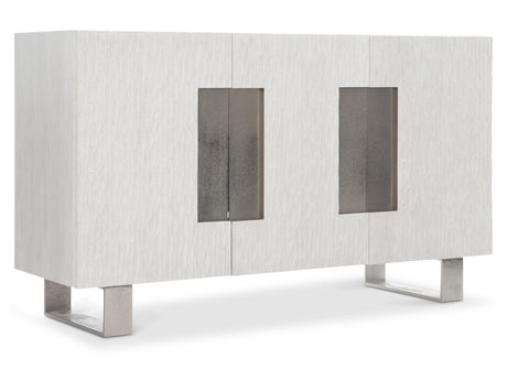 Solaria Weathered Bone/Shiny Nickel Buffet - Ornate Home
