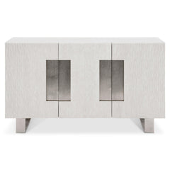 Solaria Weathered Bone/Shiny Nickel Buffet - Ornate Home