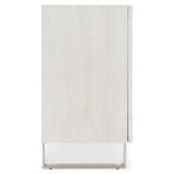 Solaria Weathered Bone/Shiny Nickel Buffet - Ornate Home