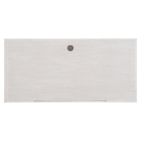 Solaria Weathered Bone/Shiny Nickel Desk - Ornate Home