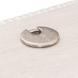 Solaria Weathered Bone/Shiny Nickel Desk - Ornate Home