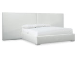 Solaria White/Cream Panel King Bed (160" W) - Ornate Home