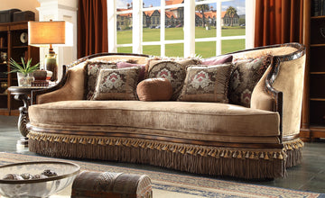 Solaris Antique Brown Sofa  / HD-1631 - Ornate Home