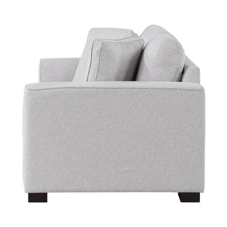 Solaris Gray Loveseat - Ornate Home
