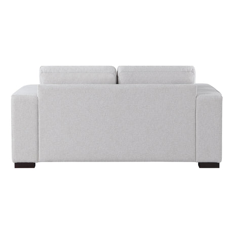 Solaris Gray Loveseat - Ornate Home