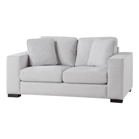 Solaris Gray Loveseat - Ornate Home
