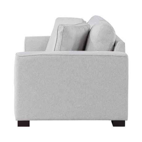 Solaris Gray Loveseat - Ornate Home
