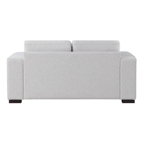 Solaris Gray Loveseat - Ornate Home