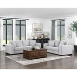 Solaris Gray Loveseat - Ornate Home