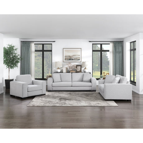 Solaris Gray Loveseat - Ornate Home
