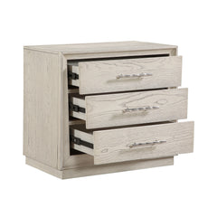 Solas Beige Nightstand - Ornate Home