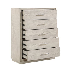 Solas White 5pc Bedroom Set - Ornate Home