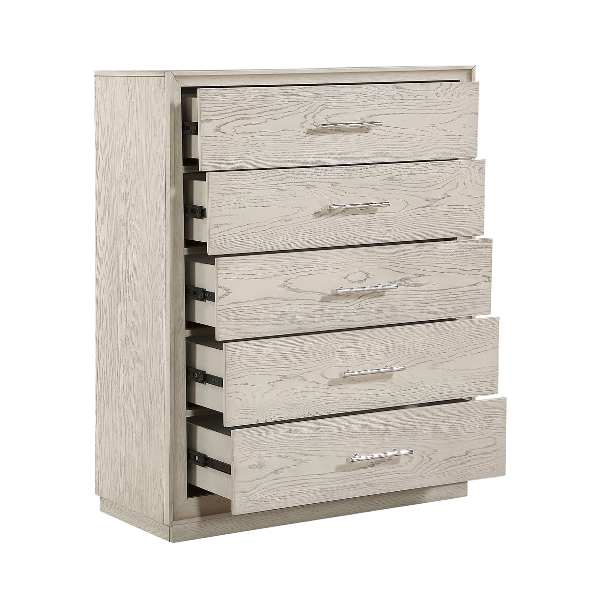 Solas White 5pc Bedroom Set - Ornate Home