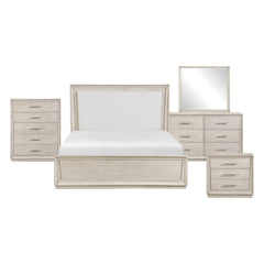 Solas White 5pc Bedroom Set - Ornate Home