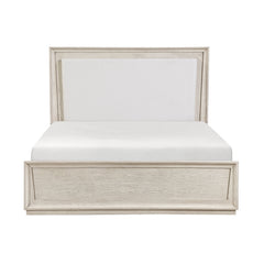 Solas White Eastern King Bed - Ornate Home