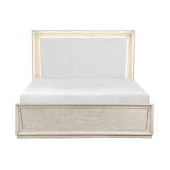 Solas White Eastern King Bed