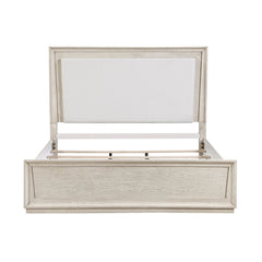 Solas White Queen Bed - Ornate Home