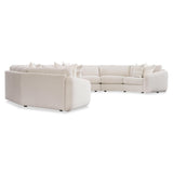 Soleil Beige/Tan 4-Piece Fabric Sectional - Ornate Home
