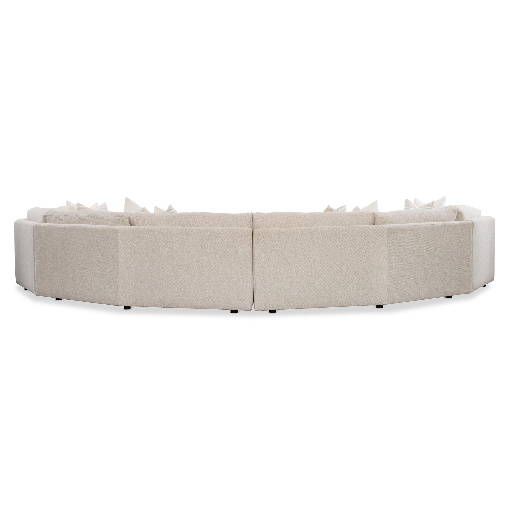 Soleil Beige/Tan 4-Piece Fabric Sectional - Ornate Home