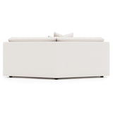 Soleil Gray Armless Loveseat - Ornate Home