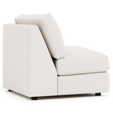 Soleil Gray Armless Loveseat - Ornate Home