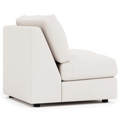 Soleil Gray Armless Loveseat - Ornate Home
