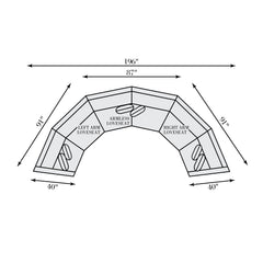 Soleil Gray Sectional - Ornate Home