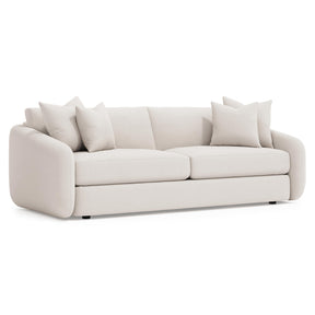 Soleil White/Cream Sofa - Ornate Home