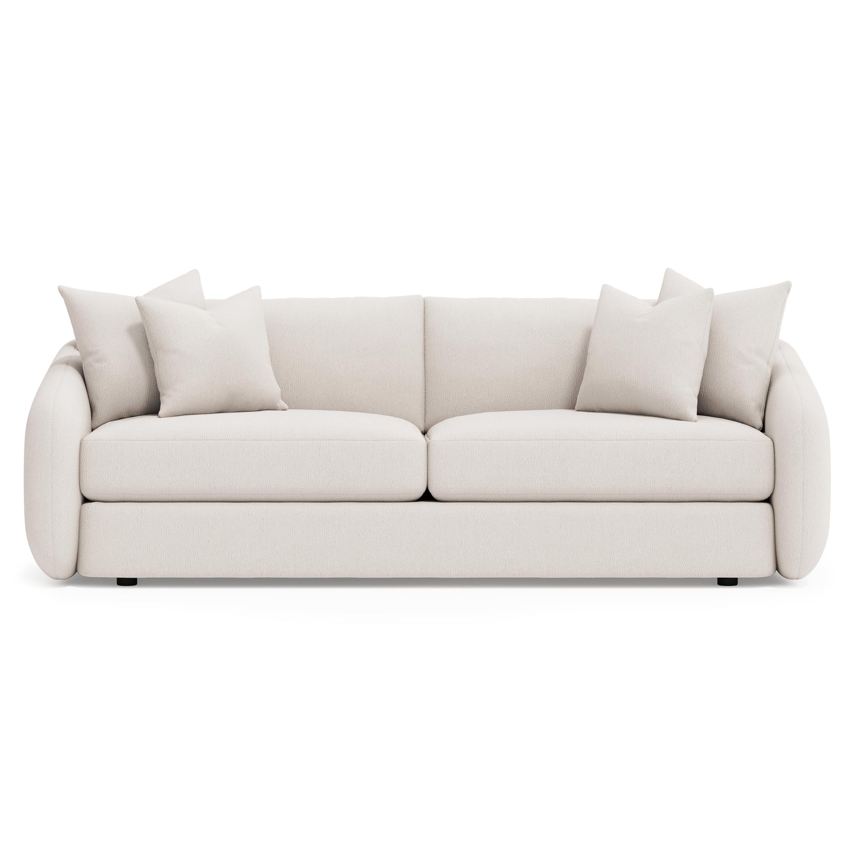Soleil White/Cream Sofa - Ornate Home