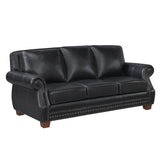 Solessa Black Sofa - Ornate Home