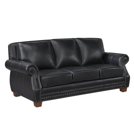 Solessa Black Sofa - Ornate Home