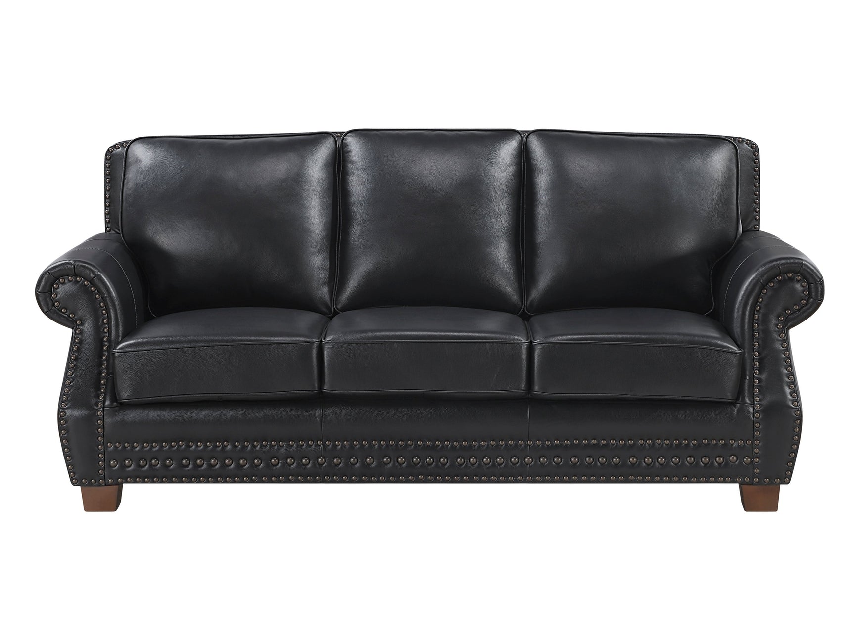 Solessa Black Sofa - Ornate Home