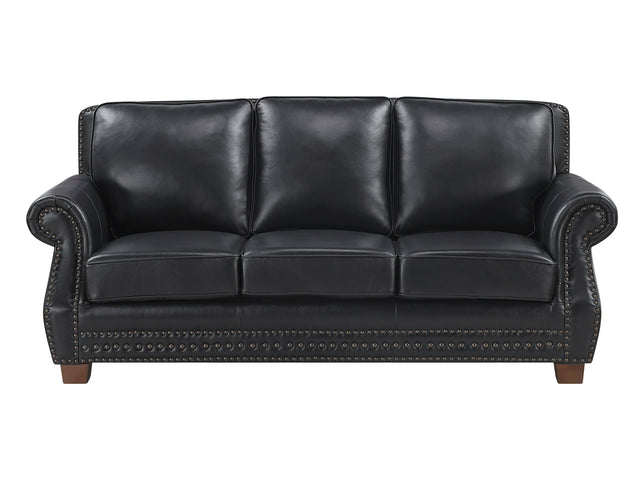Solessa Black Sofa - Ornate Home