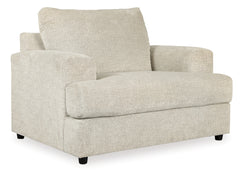 Soletren Stone Chair and Ottoman - Ornate Home