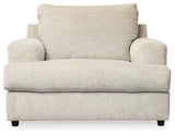 Soletren Stone Loveseat, Oversized Chair and Ottoman (Online Special Price) - Ornate Home