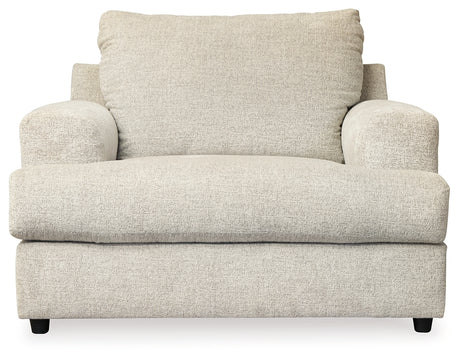 Soletren Stone Loveseat, Oversized Chair and Ottoman - Ornate Home