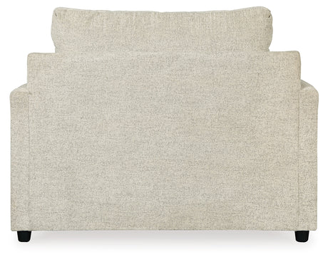 Soletren Stone Loveseat, Oversized Chair and Ottoman - Ornate Home