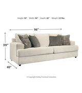 Soletren Stone Queen Sofa Sleeper (Online Special Price) - Ornate Home