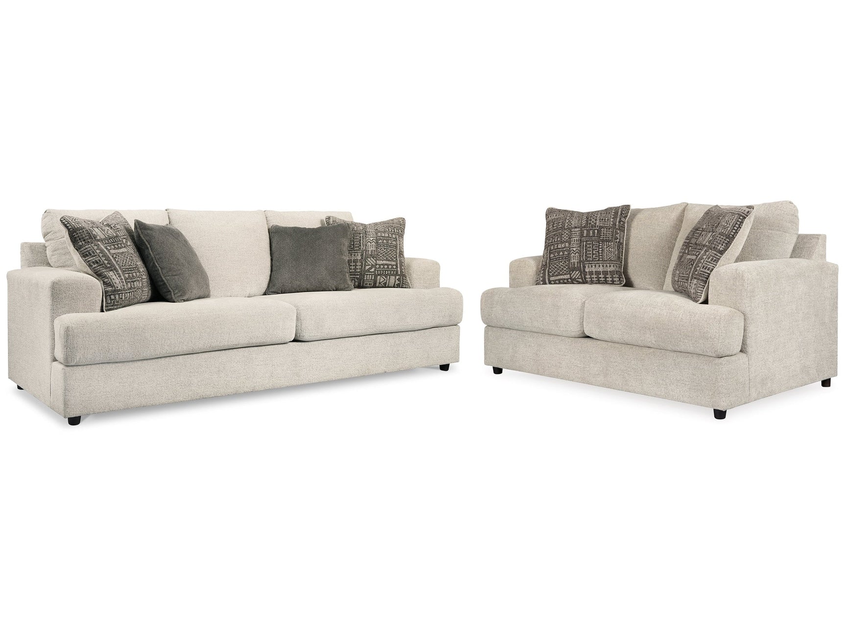 Soletren Stone Queen Sofa Sleeper and Loveseat (Online Special Price) - Ornate Home