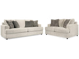 Soletren Stone Queen Sofa Sleeper and Loveseat - Ornate Home