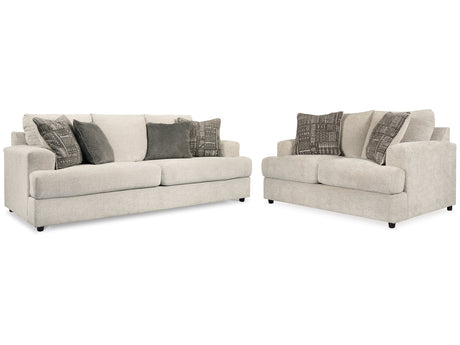 Soletren Stone Queen Sofa Sleeper and Loveseat - Ornate Home