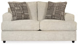 Soletren Stone Queen Sofa Sleeper and Loveseat - Ornate Home