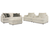 Soletren Stone Sofa, 2 Chairs, and Ottoman (Online Special Price) - Ornate Home