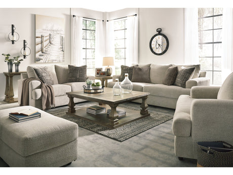 Soletren Stone Sofa, Loveseat, Oversized Chair and Ottoman - Ornate Home